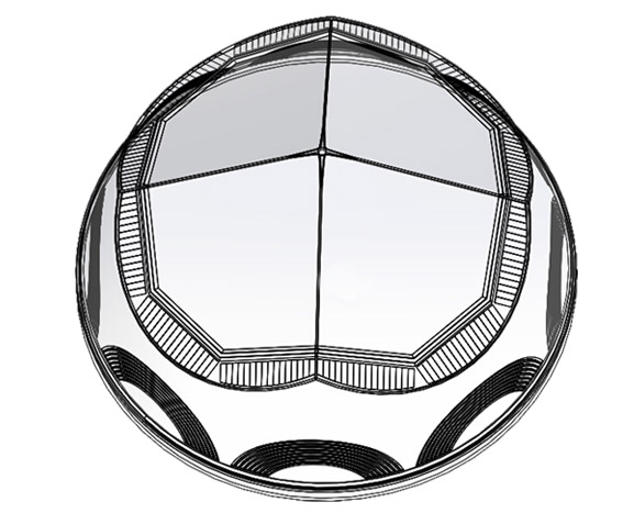 新型鉆石型采光罩-無電照明系統(tǒng) 新型鉆石型采光罩-無電照明系統(tǒng)